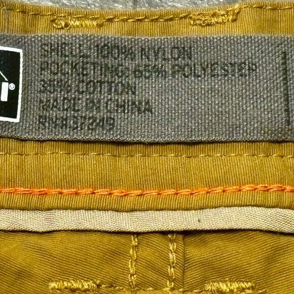 ~~REI Pants Mens Size 32X32 Brown 100% Nylon Cargo Lightweight Outdoor Hiking  * - Picture 4 of 5